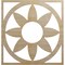 Ekena Millwork Blume Wood Fretwork Pierced Ceiling Medallion, Birch, 20"OD x 7"ID x 1/4"T CMWP20X20X0250BLBI - alternate 1